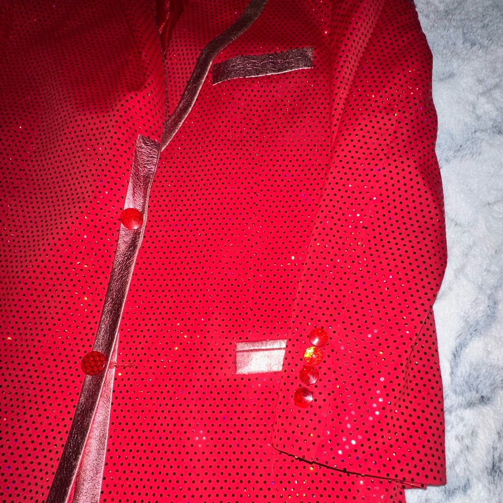 Red Sparkly Performance Jacket - image 4